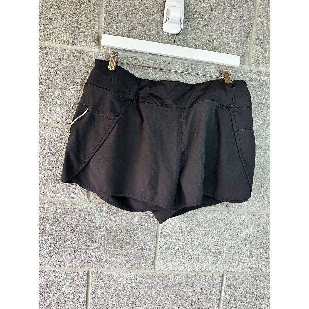 Calia Activewear Performance Mid Rise Shorts Black Size Large